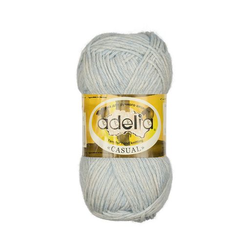 Пряжа ADELIA CASUAL 72% хлопок, 28% акрил 10 шт. х 50 г 130 м  6 м
