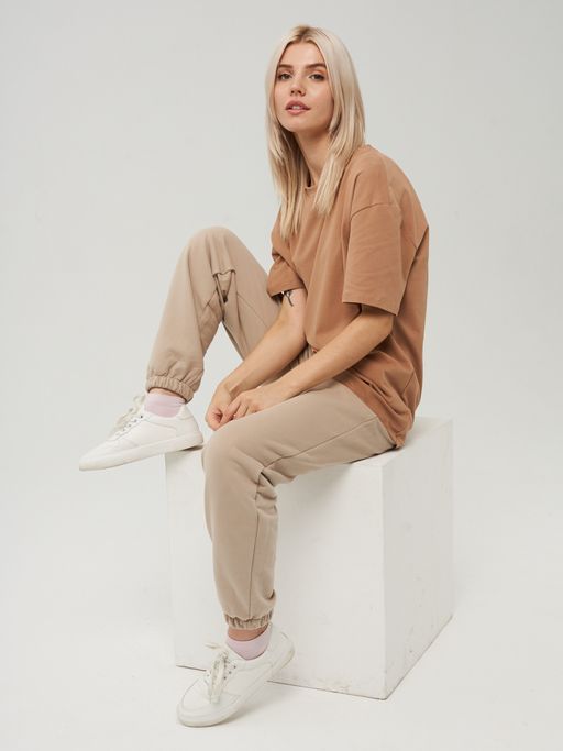 Брюки женские BY222-30011/3. ТФ104 латте