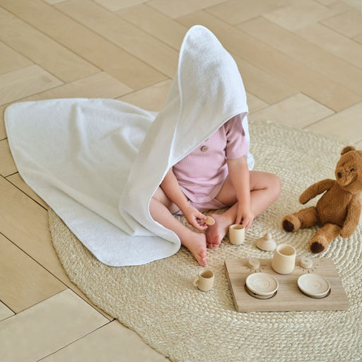 Полотенце уголок махровое Крошка Я 85х85 см, цвет белый, 100% хлопок, 320 г/м  фото 8