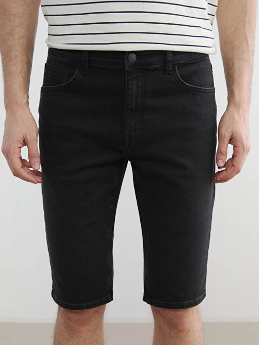 Джинсовые шорты мужские S?per Skinny Fit Erkek Jean ?ort узкого кроя