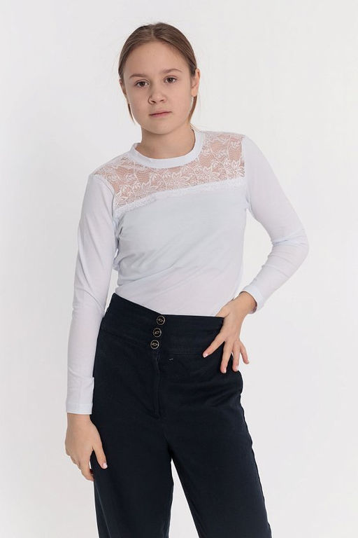 Джемпер М21886б Белый - Елена фото 3