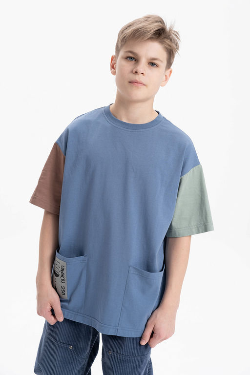 PELICAN, футболка для мальчиков, Джинс