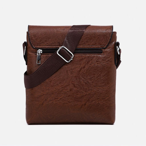 Сумка мужская, цвет коричневый - Simaland фото 4