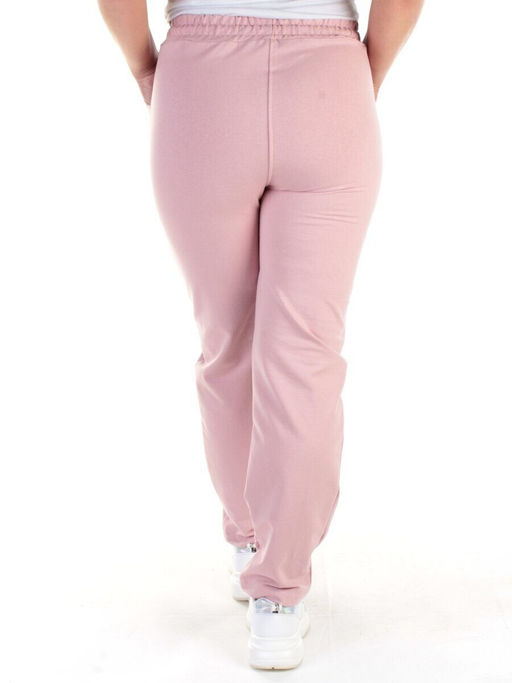 QB-83 PINK Брюки спортивные женские (95% хлопок, 5% стрейч) P&S