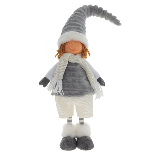 Игрушка набивная "Девочка, Мальчик", L17 W11 H65 см, 2в.