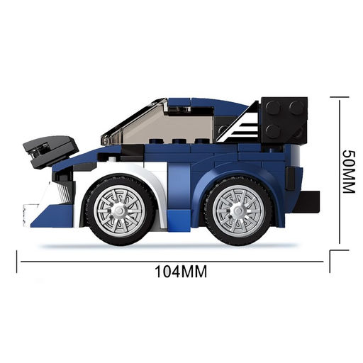 Конструктор инерционный Спорткар, 153 детали - Decool фото 2