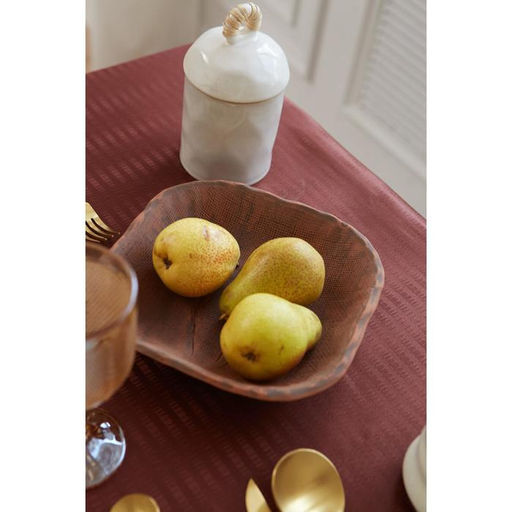 Скатерть Этель Shine 150*180 +/-3см, цв.шоколад, пл. 192 г/м2, хл с ВГМО  фото 9