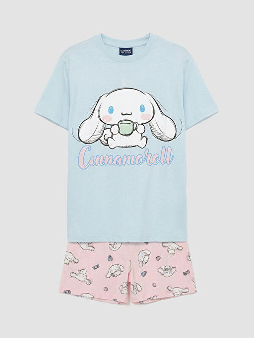 Пижамный комплект для девочек с принтом Cinnamoroll шорты