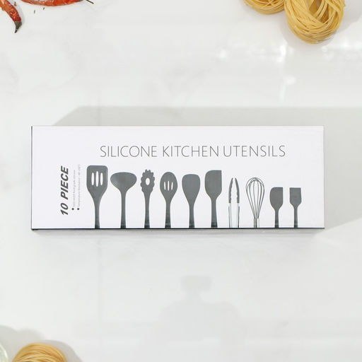 Набор кухонных принадлежностей Black, 10 предметов, чёрный