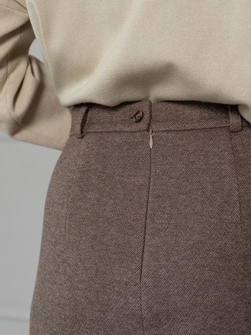 юбка расклешенная в составе шерсть - Трика фото 6