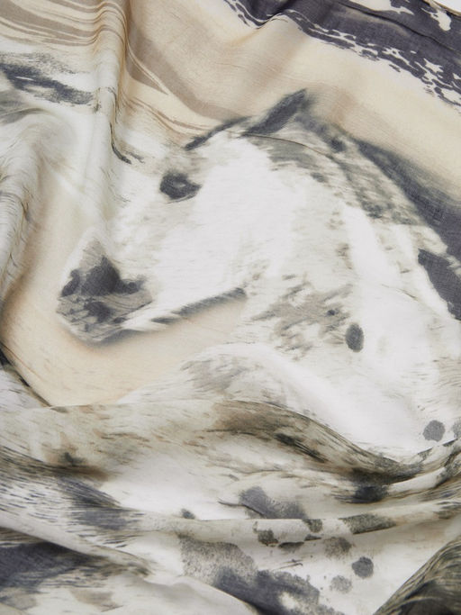 Палантин жен. шелк+шерсть+мод 90х185 BL16-8525-16