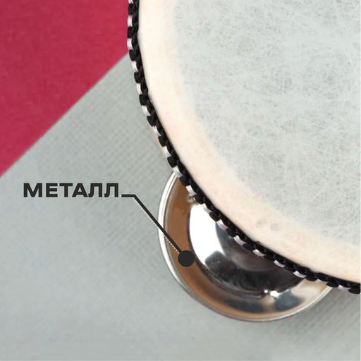 Бубен музыкальная игрушка «Классика», 12 тарелок, 20×20×4.3 см