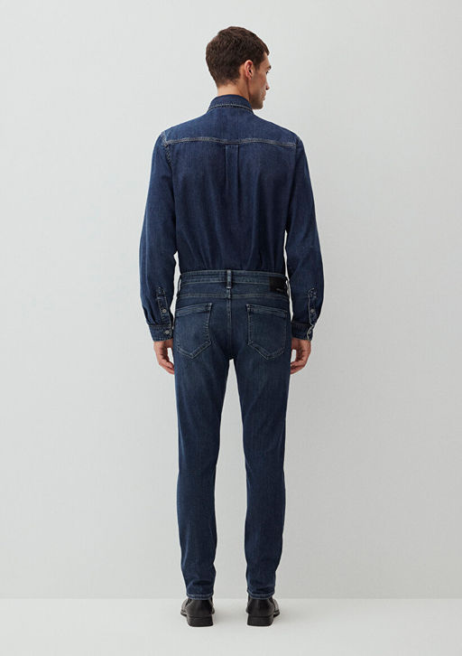 Jake Mavi Black Soluk Gece Mavisi Jean Pantolon  фото 4