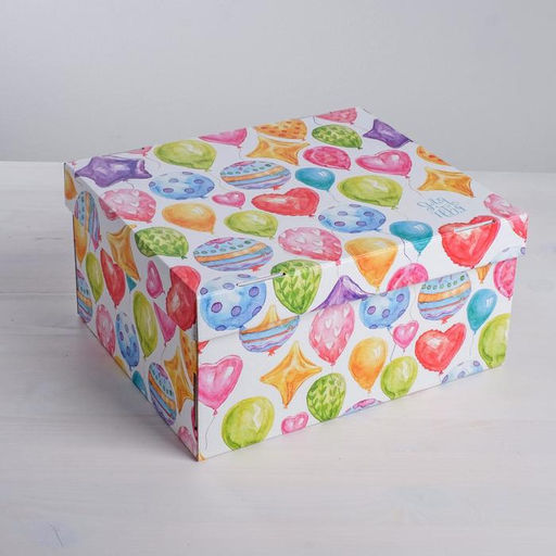 Складная коробка Яркие шары, 31 х 25,5 х 16 см