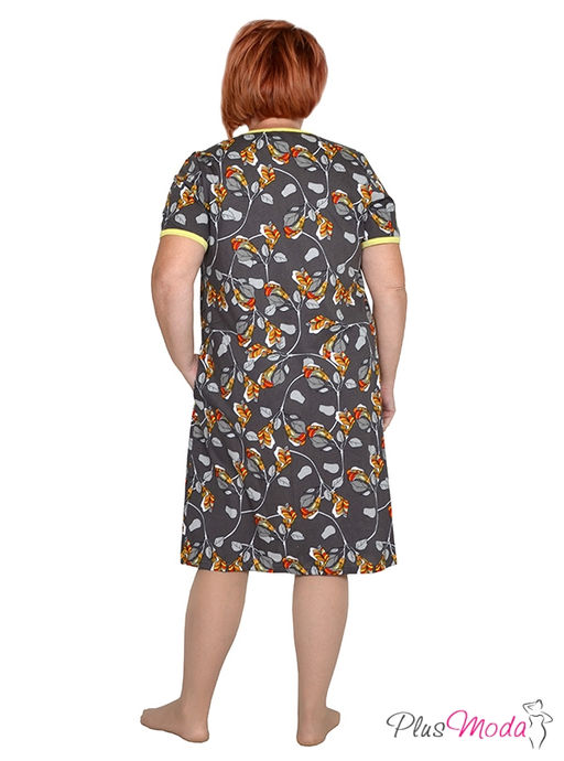 Халат Модель №1340 размеры 44-84 - Plusmoda фото 3