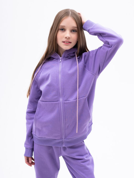 058 Детский утепленный костюм на молнии, милка