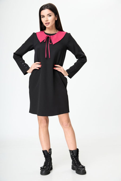 Платье ANELLI 1184 черный  фото 8