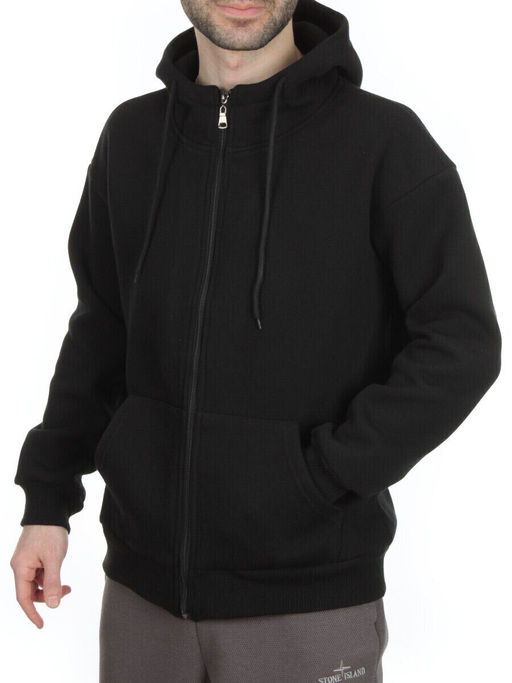 B38 BLACK Худи мужское (90% хлопок, 10% полиэстер) - Фабричный китай фото 5