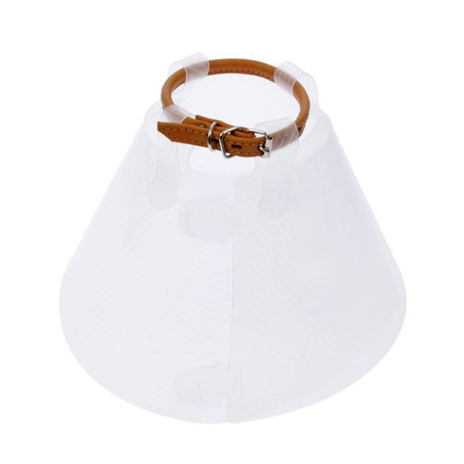 Ветеринарный воротник с креплением на ошейник, высота 12,5 см (без ошейника) - Пижон фото 2