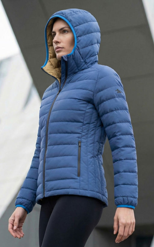 Куртка женская стёганая с капюшоном с графеновой подкладкой черного цвета 9624_1Ch - Valianly фото 89