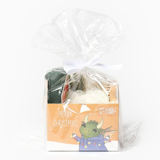 Набор новогодний подарочный «Это мне?» полотенце 30×60 см и аксессуары (4 предмета)