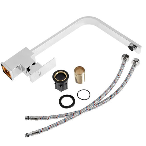 Смеситель для кухни ZEIN Z3763, однорычажный, высота излива 33 см, хром