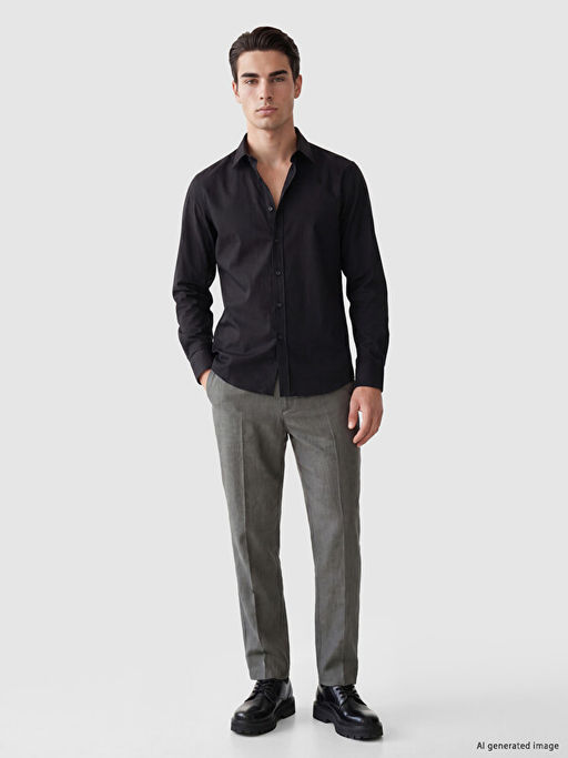 Slim Fit Poplin Erkek G?mlek - Waikiki фото 2