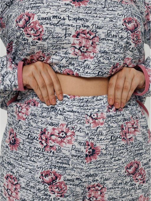 Мальва плюс пижама женская (сухая роза) - Lovetex фото 5