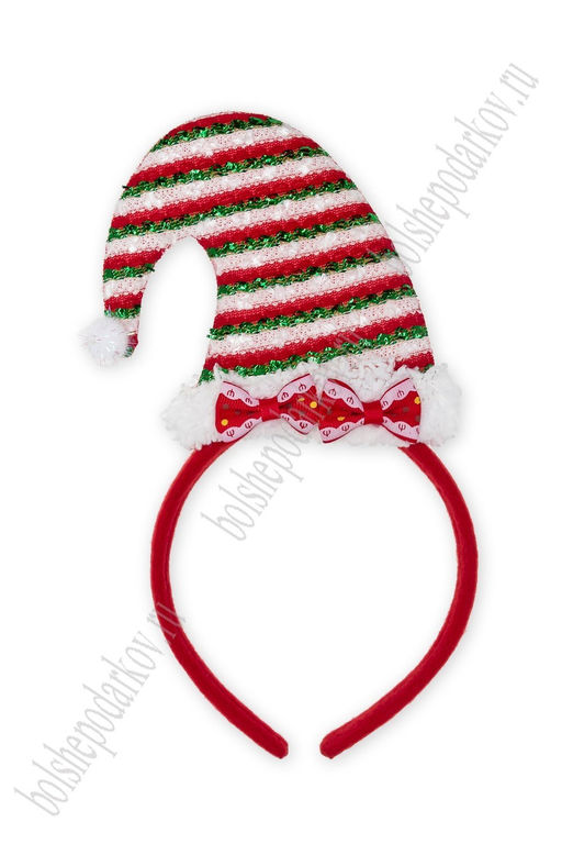 Новогодний ободок 23 см "Колпак" (SF-1708) №5, в ассортименте