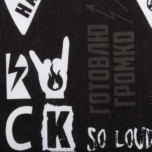 Набор кухонных полотенец Доляна Les't rock, 35х60 см - 4 шт, 100% хл  фото 4