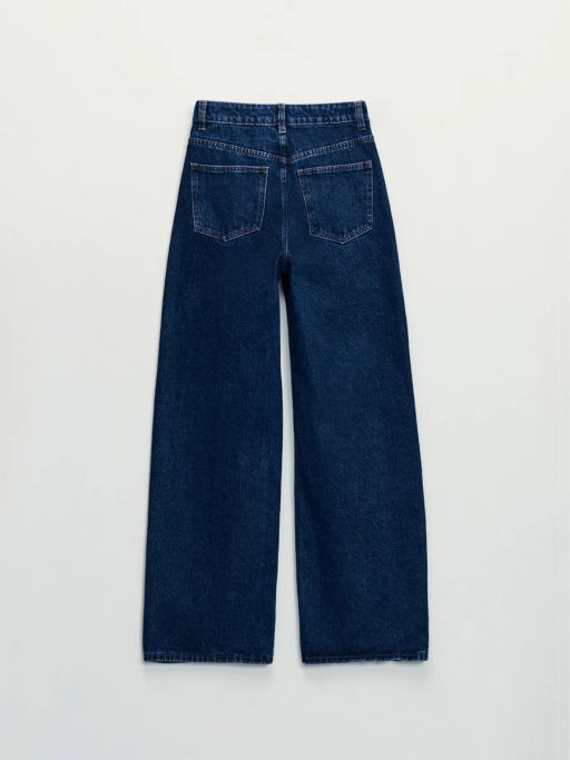 Джинсы wide leg с высокой посадкой / Zarina