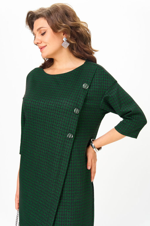 Платье Michel Chic 2190 зеленый, черный  фото 3