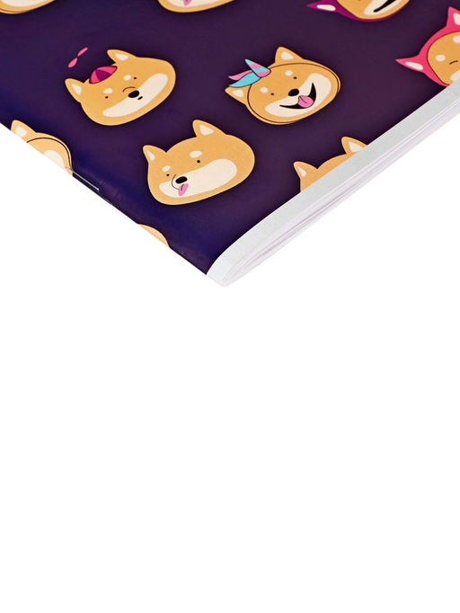 Цена за 3 шт. Альбом для рисования Calligrata «Веселые корги» А4, 40 листов, на скрепке, плотность листов 100 г/м², обложка из мелованного картона