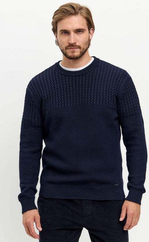 Пуловер F421-1557 d.blue - Fine joyce фото 3