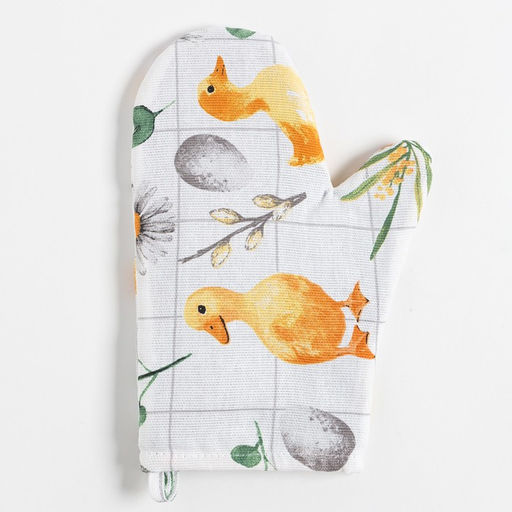 Варежка-прихватка Доляна Duckling 20х27 см, 100% хлопок, ватин 250 г/м2  фото 6
