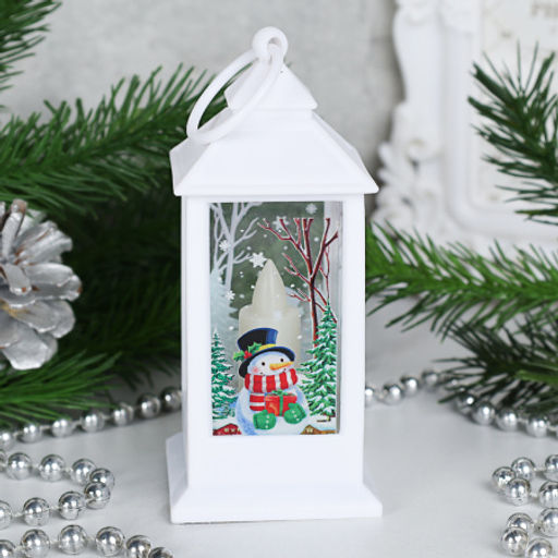 Фонарь светодиодный 13 см / JSFD02white /уп 12/240/новогодний/белый - Галеонтрейд фото 3