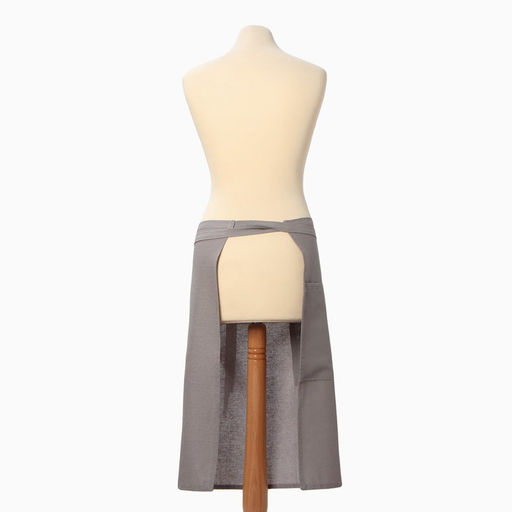 Фартук Этель ECO, цвет серый, 60х64 +/-6 см, 70% хл, 30% лён, 190 г/м2  фото 8