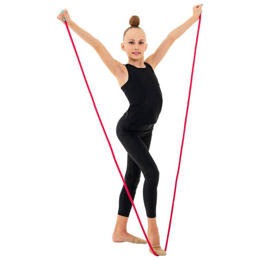 Скакалка гимнастическая утяжелённая Grace Dance, 3 м, 180 г, цвет фуксия фото 4