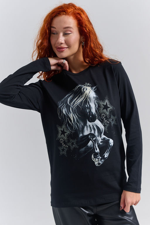 8575 футболка с дл.рукавом унисекс