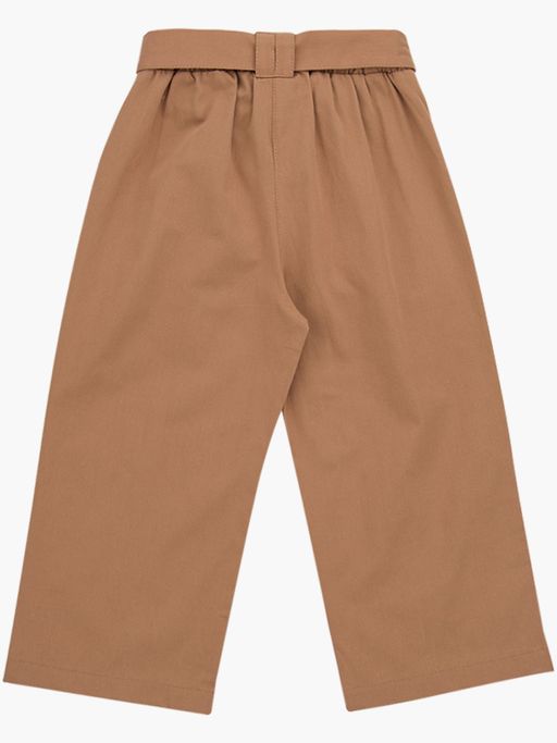 Брюки палаццо для девочки UD 7668 св.коричневый - Mini maxi фото 4