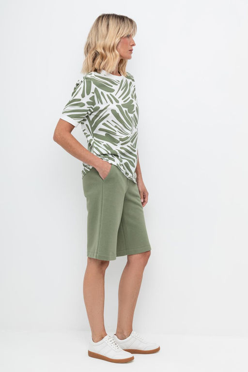 VERY NEAT _ ЕВТ 4095/светлый хаки шорты жен  фото 2