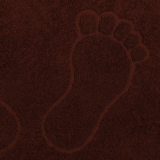 Полотенце махровое для ног 50х70см, коричневый 100% хлопок, 400 г/м - Текстиль центр фото 3