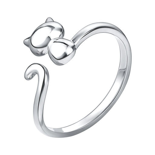 Кольцо из серебра без вставки, Л-10436