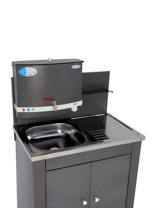 Умывальник «Акватекс» Дуэт, с ЭВН, нержавеющая мойка, 1250 Вт, 17 л, аквамикс