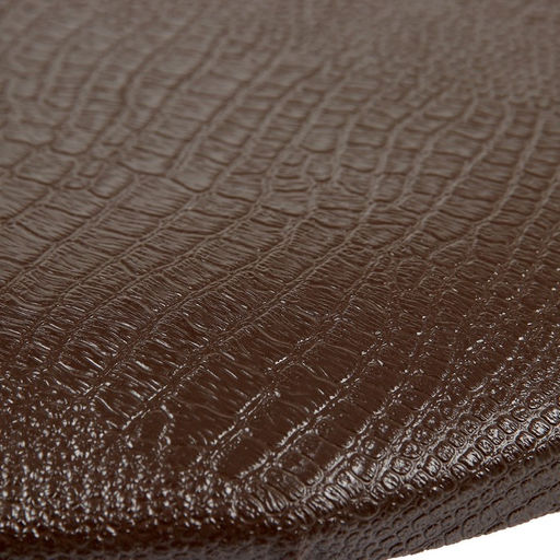 Стул для кухни «Клик Мебель. Элегия Мягкий», искусственная кожа, цвет серебристый металлик/шоколадная рептилия