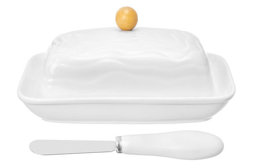 Масленка 16*12,2*8,3 см Айсберг волны + нож - Elan gallery фото 11