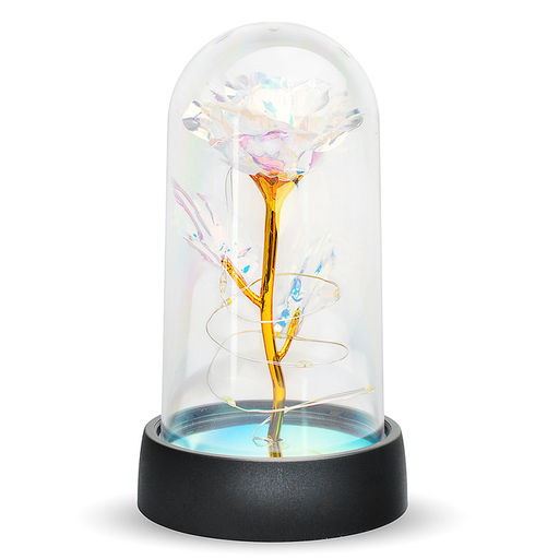 Светильник "Волшебный цветок" в коробке (прозрачный)