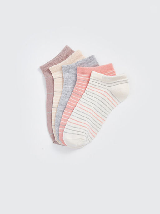 ?izgili Kad?n Patik ?orap 5li