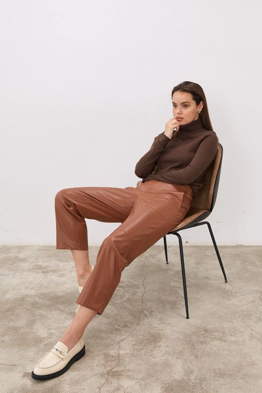 Брюки 132.110052/кофейный - Seven senses фото 3