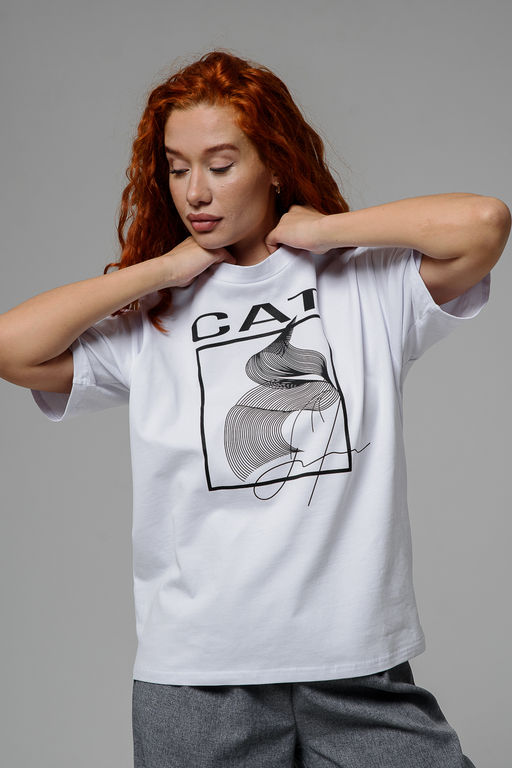 8506/1 Футболка женская оверсайз - Натали фото 209